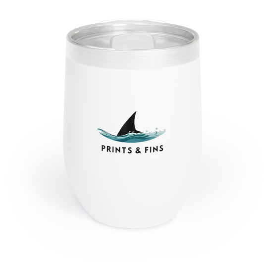 Prints and Fins Signature Wine Tumbler