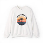 Clearwater Beach Fun Brightly Colored Crewneck Sweatshirt
