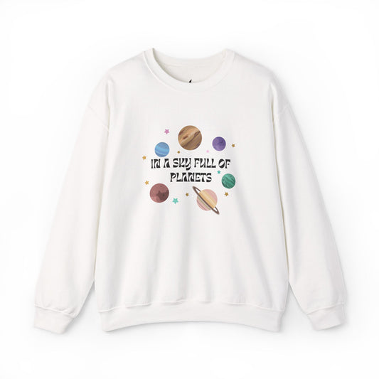 In A Sky Full Of Planets - Crewneck Sweatshirt