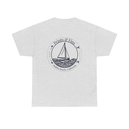 Beach Vibes Unisex Heavy Cotton Tee, Casual Summer Shirt, Comfortable Beachwear, Perfect Vacation Gift, Summer Celebration Tee