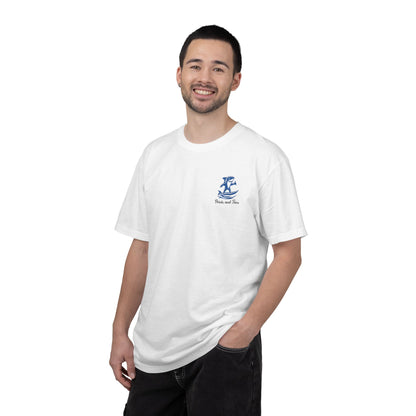 Unisex Garment-Dyed T-Shirt with Vibrant Ocean Design - Relaxed Summer Vibe, Perfect for Beach Lovers, Casual Wear, Travel, Gifts