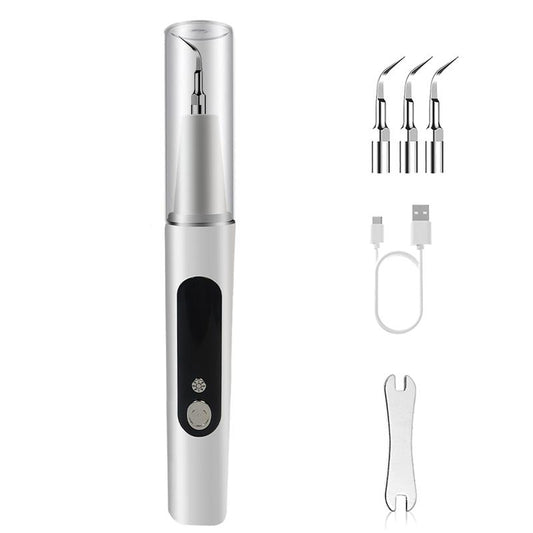 NBGRVLS Oral Plaque/Tartar Remover for Teeth, Dental Calculus Remover Teeth Cleaning Kit with LED Light & 5 Adjustable Modes Rechargeable