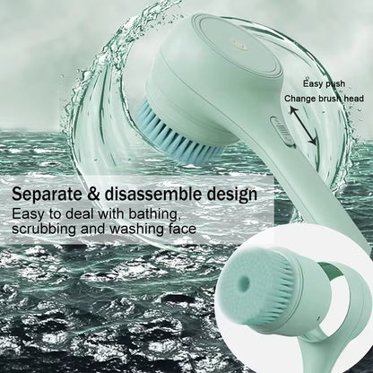 2025 Electric Body Brush and Back Scrubber for Shower Use