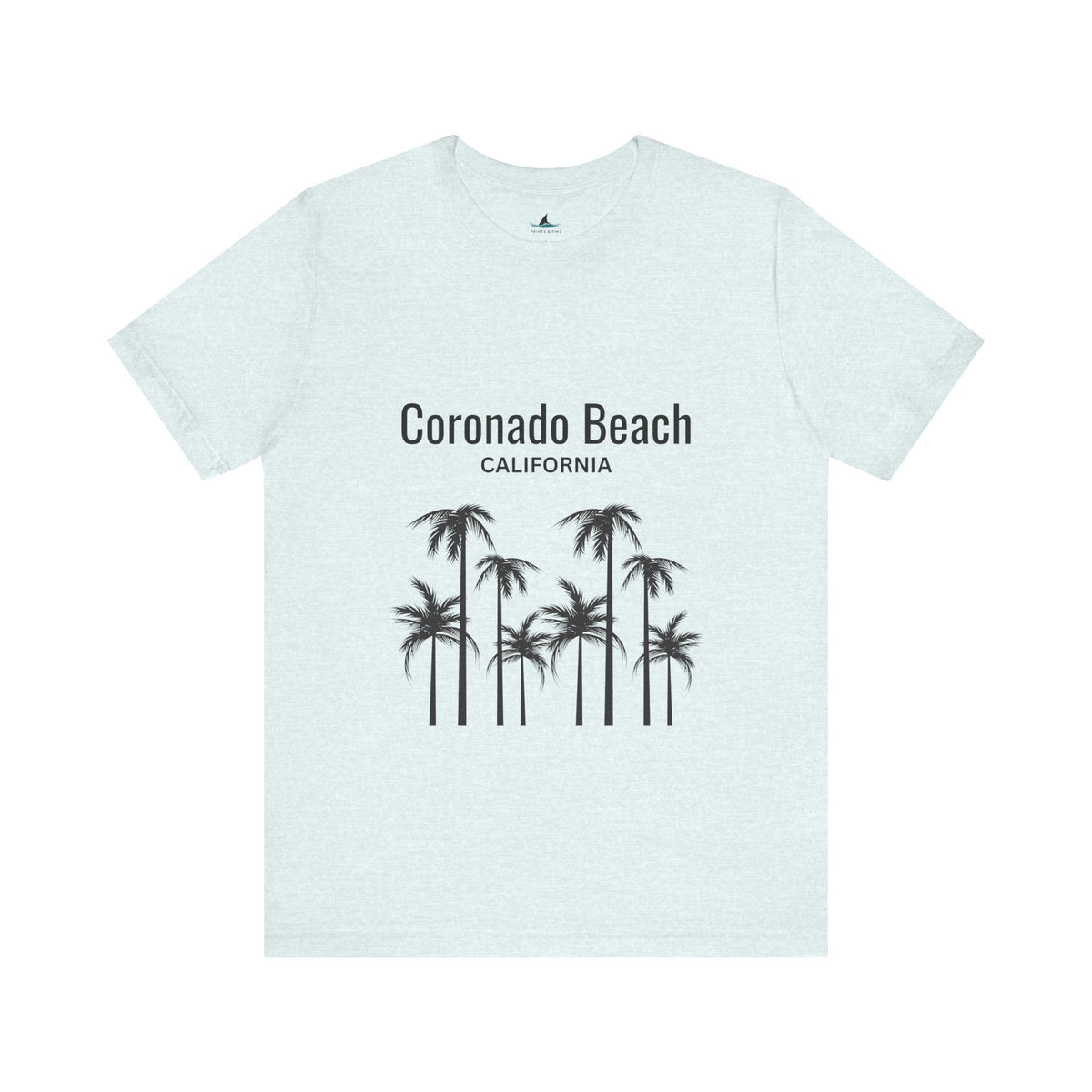 Coronado Beach Jersey Short Sleeve Tee - Prints and Fins