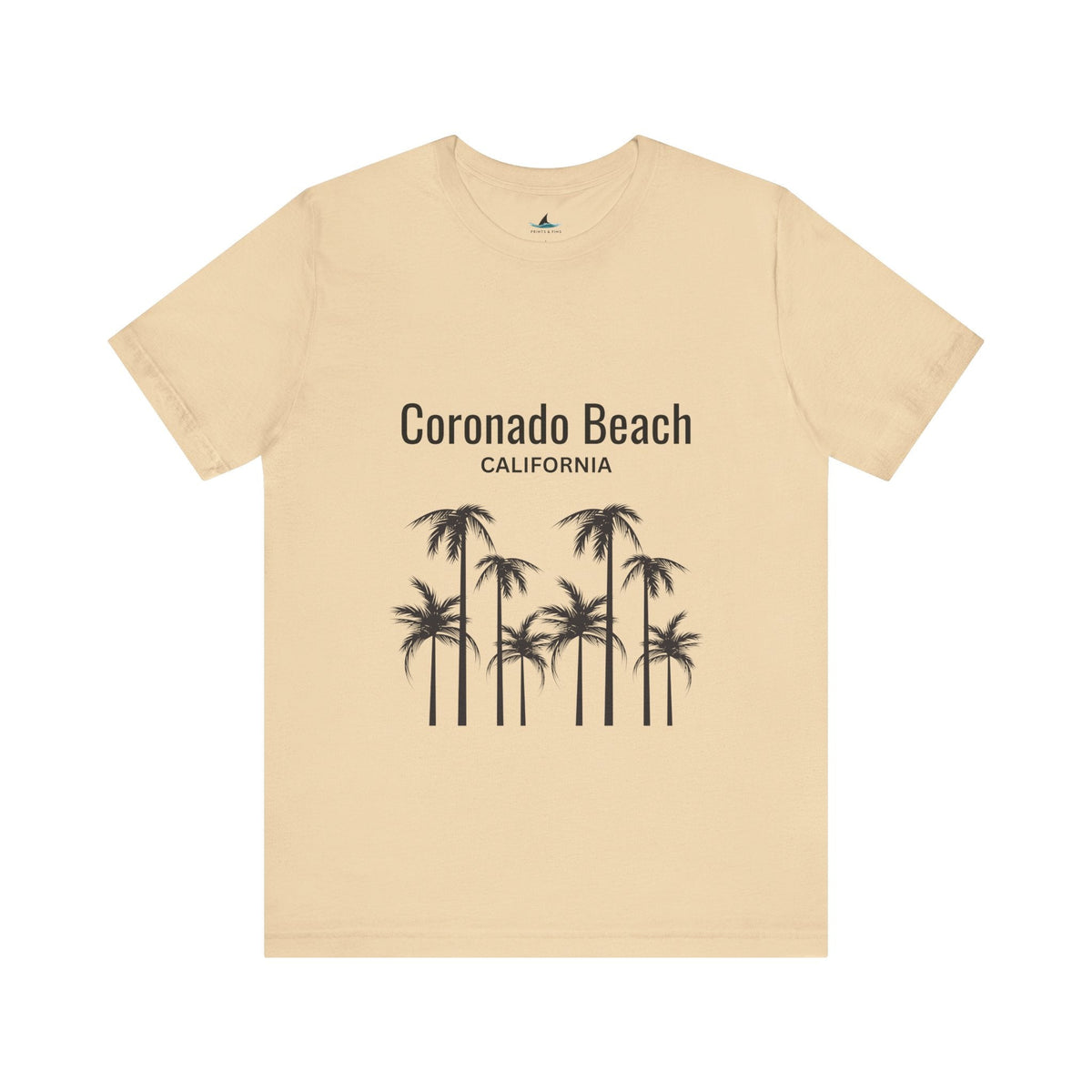 Coronado Beach Jersey Short Sleeve Tee - Prints and Fins