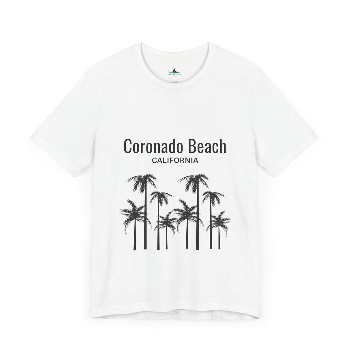 Coronado Beach Jersey Short Sleeve Tee - Prints and Fins