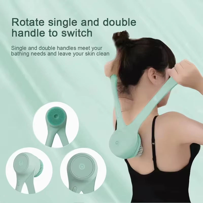 2025 Electric Body Brush and Back Scrubber for Shower Use