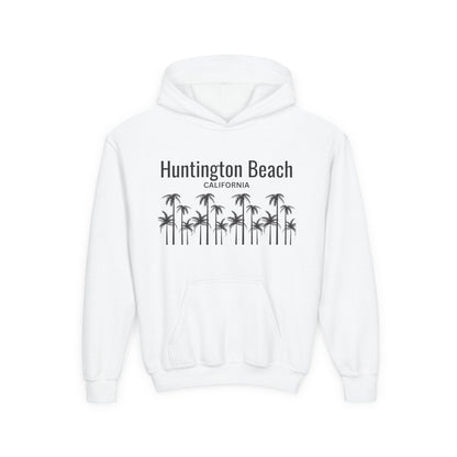 Huntington Beach Youth Hooded Sweatshirt - Prints and Fins