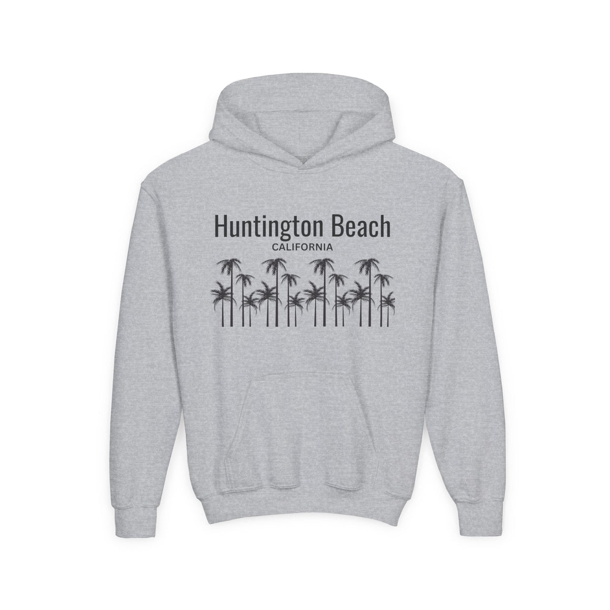 Huntington Beach Youth Hooded Sweatshirt - Prints and Fins