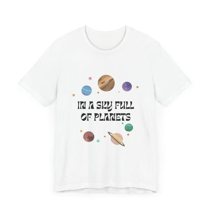 In a Sky Full Of Planets Be Pluto Jersey Short Sleeve Tee - Prints and Fins