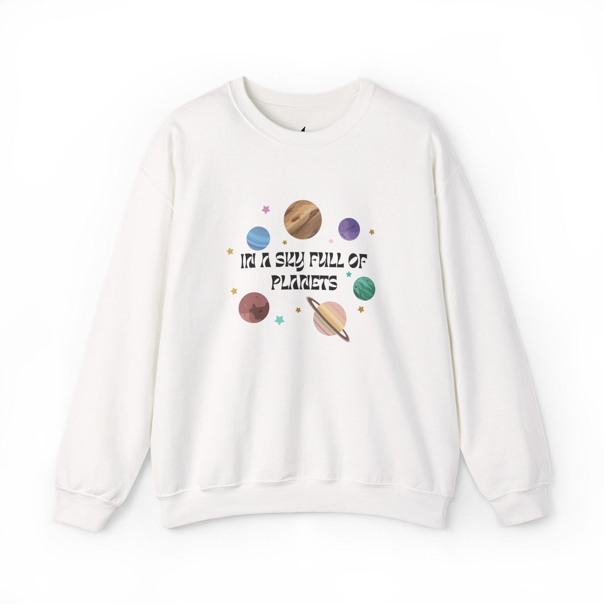 In A Sky Full Of Planets - Crewneck Sweatshirt - Prints and Fins