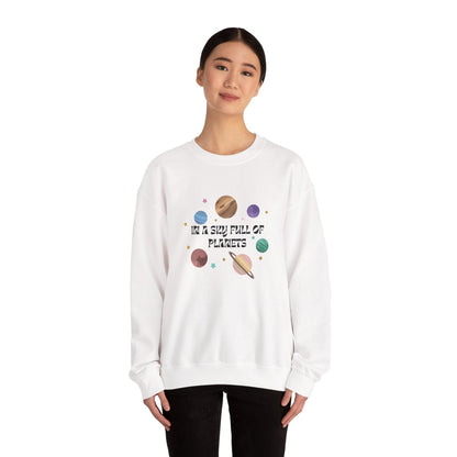 In A Sky Full Of Planets - Crewneck Sweatshirt - Prints and Fins