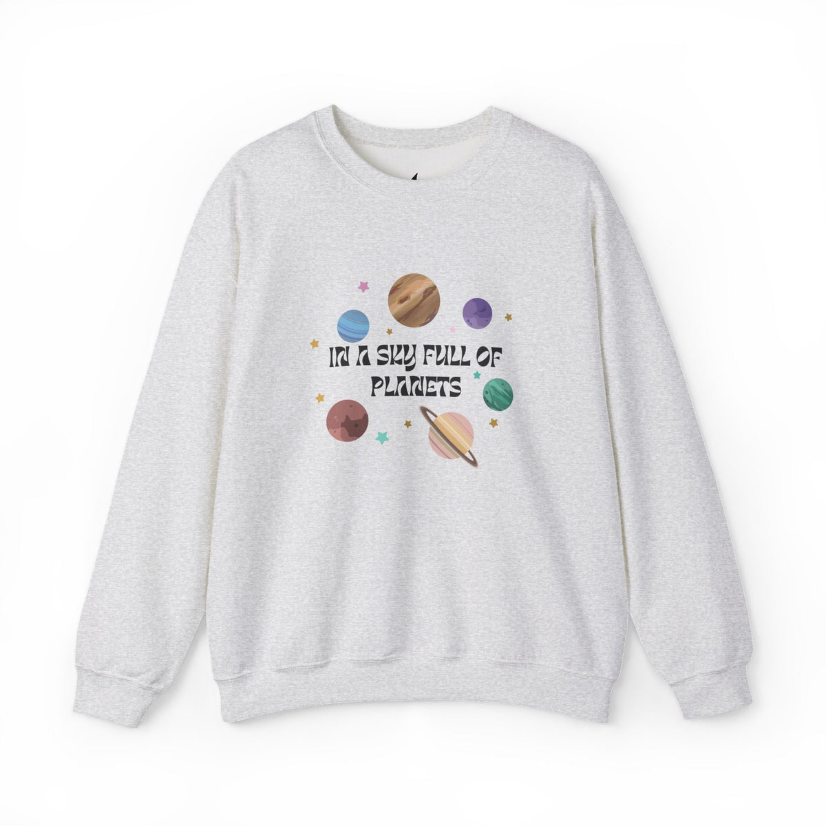 In A Sky Full Of Planets - Crewneck Sweatshirt - Prints and Fins