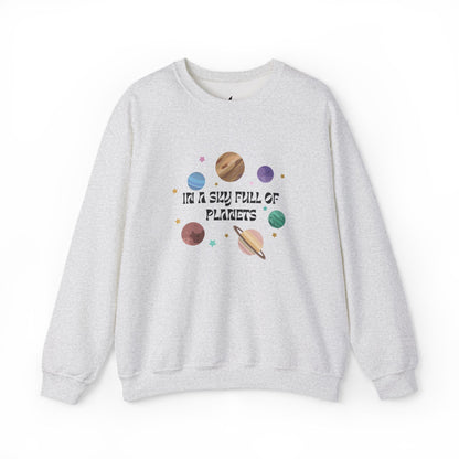 In A Sky Full Of Planets - Crewneck Sweatshirt - Prints and Fins
