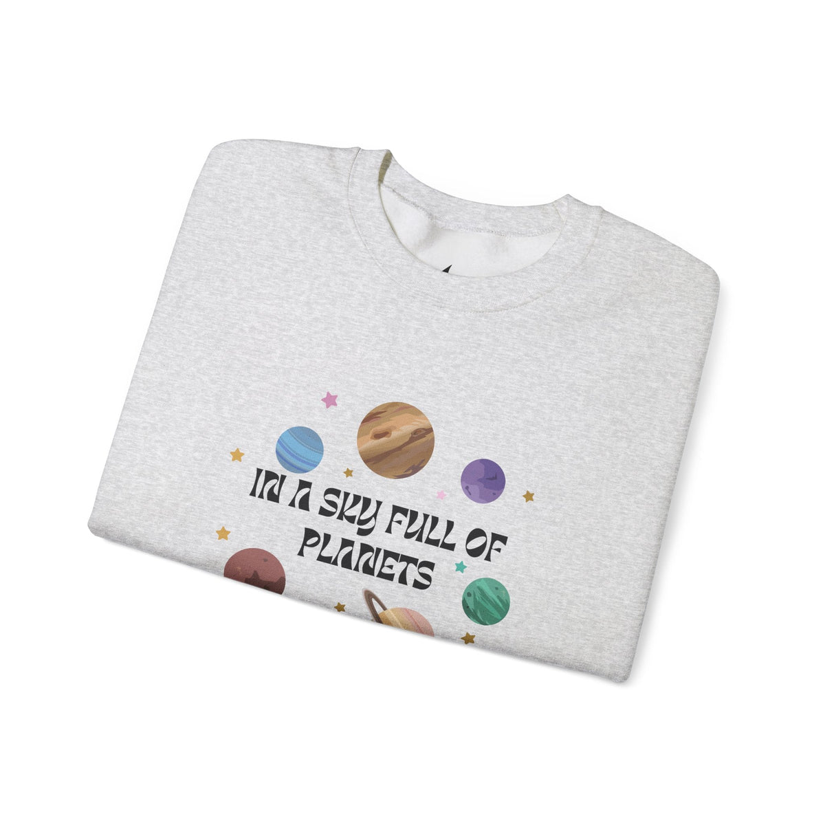 In A Sky Full Of Planets - Crewneck Sweatshirt - Prints and Fins
