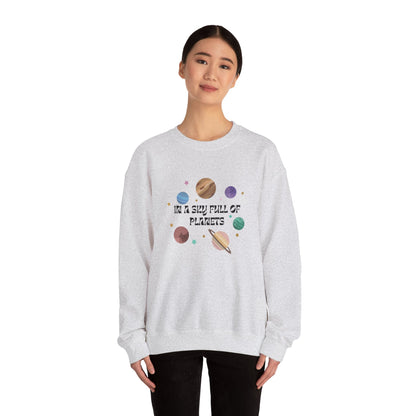 In A Sky Full Of Planets - Crewneck Sweatshirt - Prints and Fins