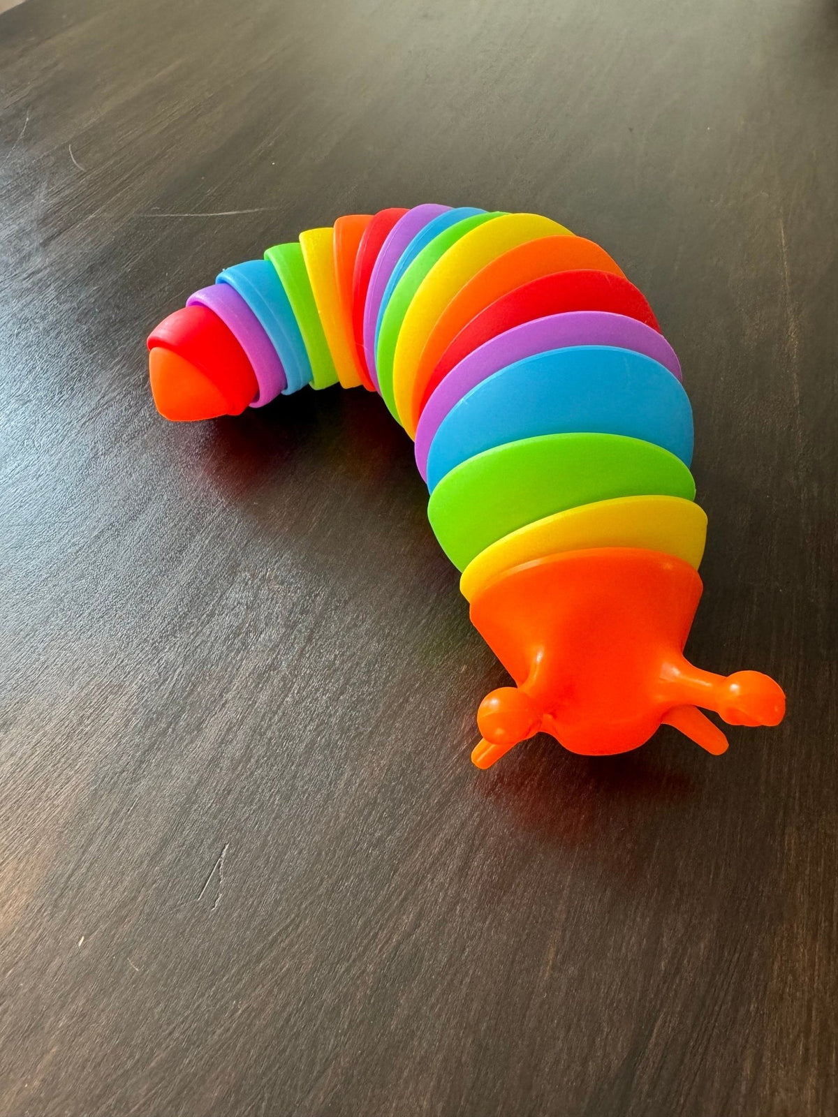 Large Rainbow Fidget Toy - Stress Relief and Sensory Tool with Vibrant Rainbow Design - Smooth Design for Tactile Stimulation and Relaxation - Prints and Fins