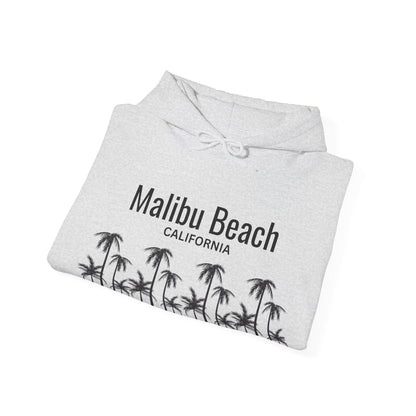 Malibu Beach Hooded Sweatshirt - Prints and Fins
