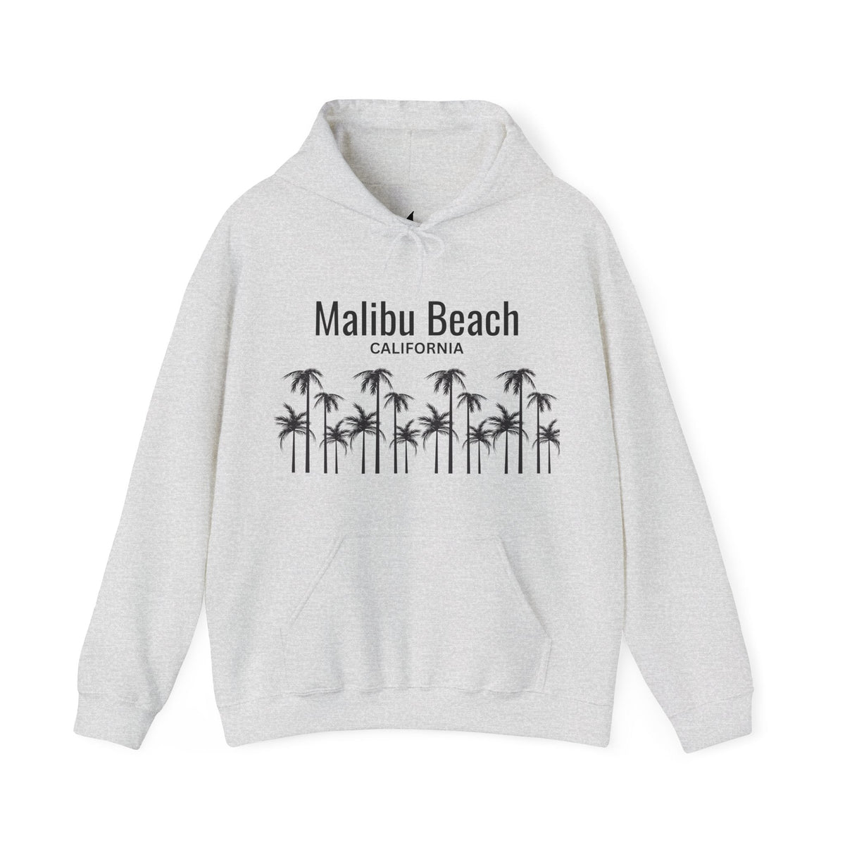Malibu Beach Hooded Sweatshirt - Prints and Fins