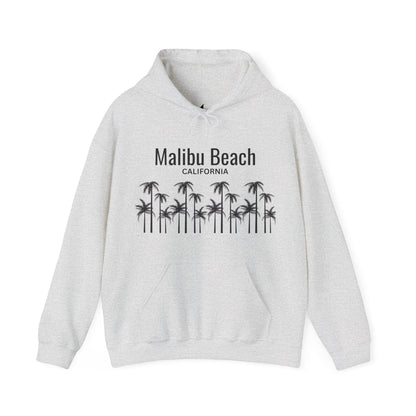 Malibu Beach Hooded Sweatshirt - Prints and Fins