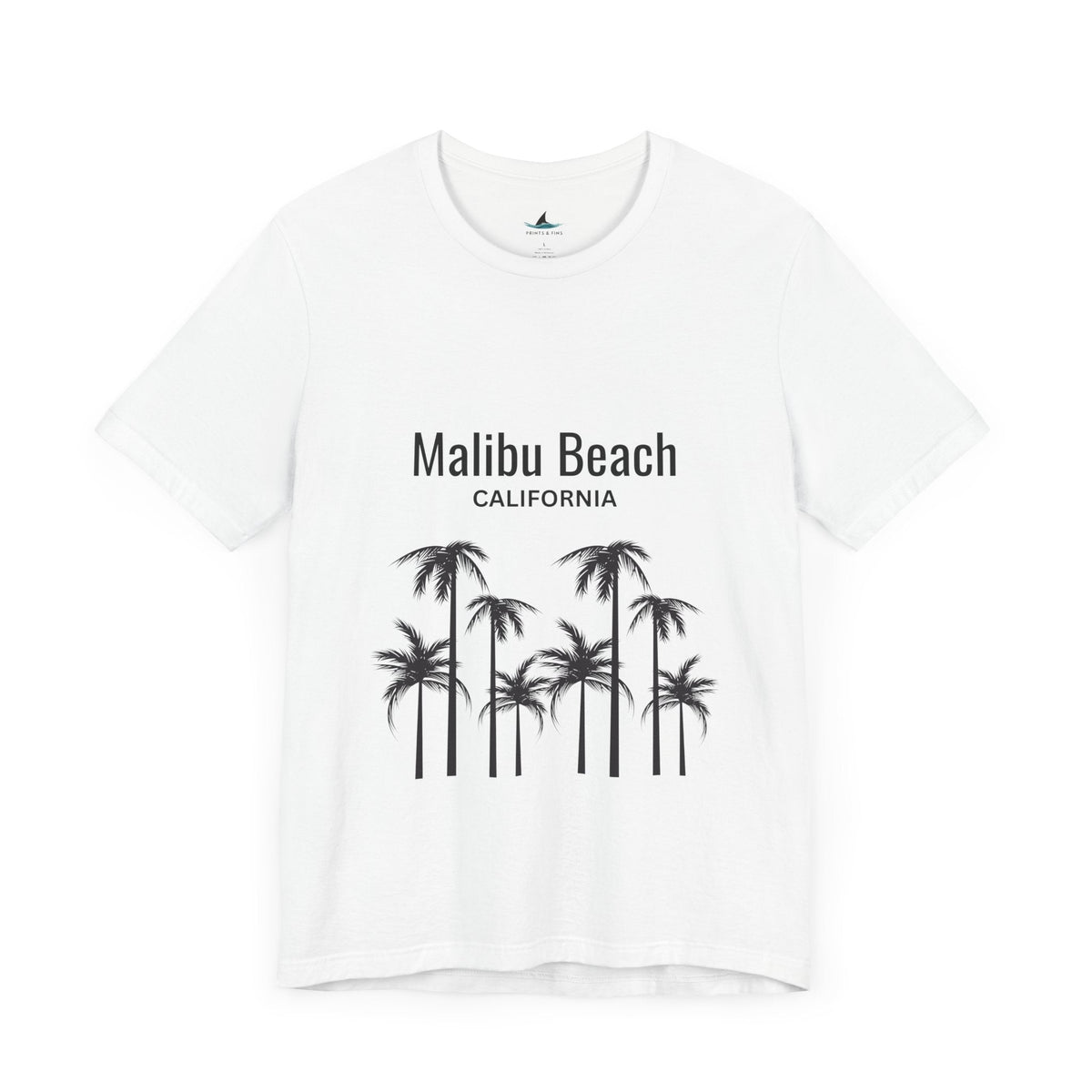 Malibu Beach Jersey Short Sleeve Tee - Prints and Fins