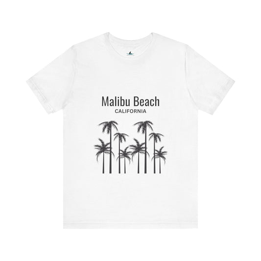 Malibu Beach Jersey Short Sleeve Tee - Prints and Fins