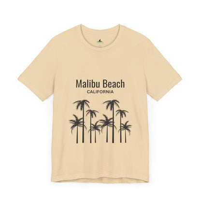 Malibu Beach Jersey Short Sleeve Tee - Prints and Fins