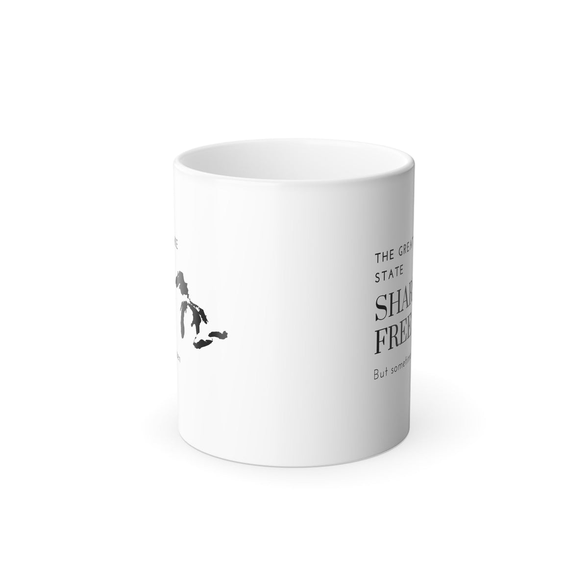 Michigan The Great Lake State - Color Morphing Mug, 11oz - Prints and Fins
