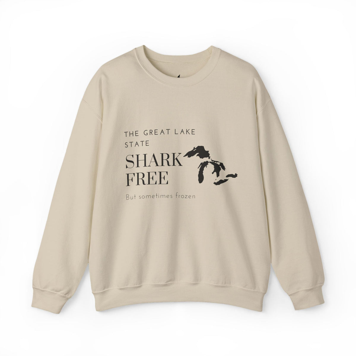 Michigan The Great Lake State - Crewneck Sweatshirt - Prints and Fins