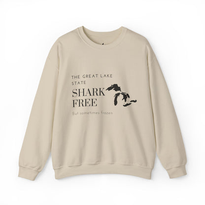 Michigan The Great Lake State - Crewneck Sweatshirt - Prints and Fins