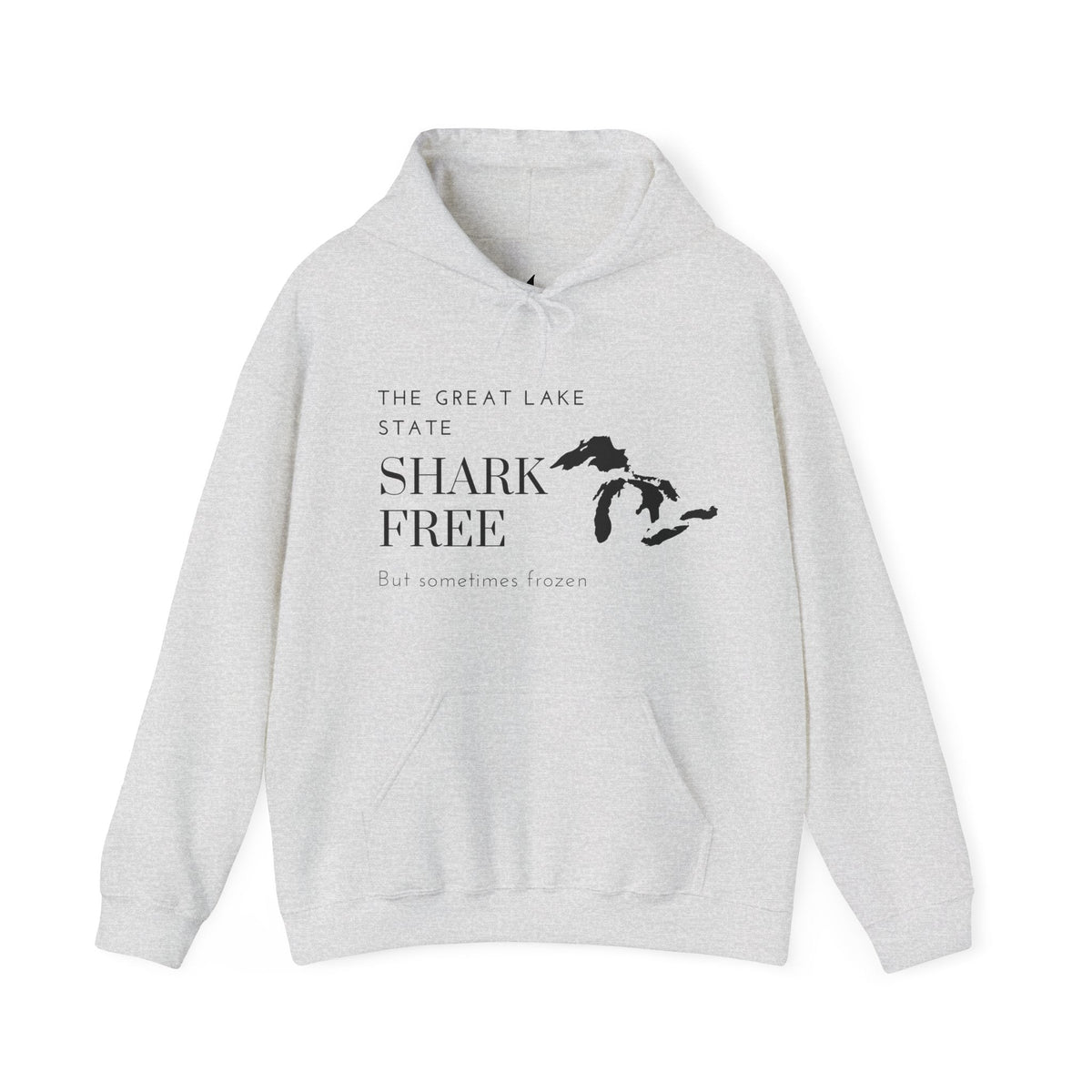 Michigan - The Great lake State Hooded Sweatshirt - Prints and Fins