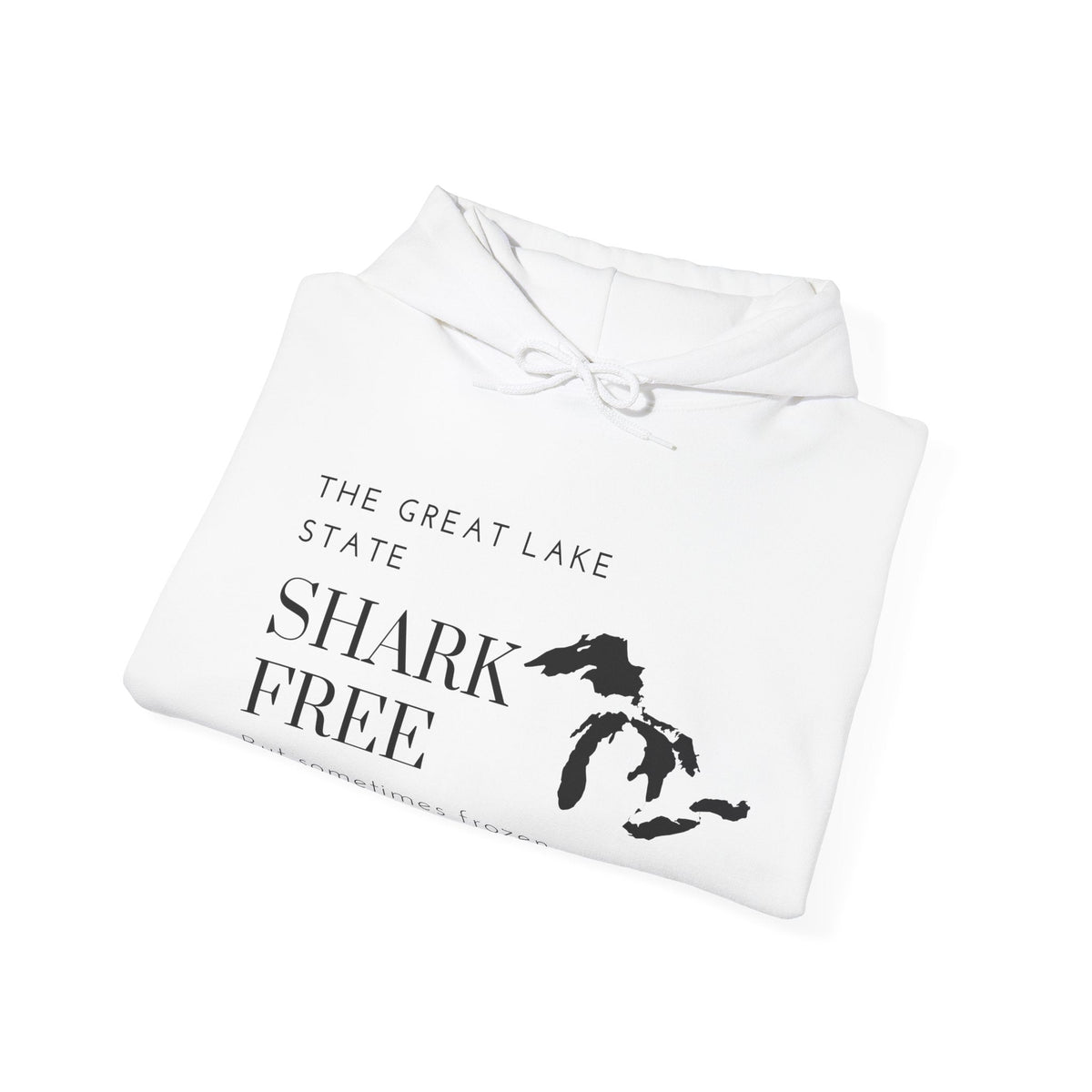 Michigan - The Great lake State Hooded Sweatshirt - Prints and Fins