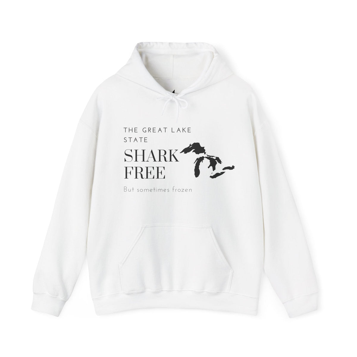 Michigan - The Great lake State Hooded Sweatshirt - Prints and Fins