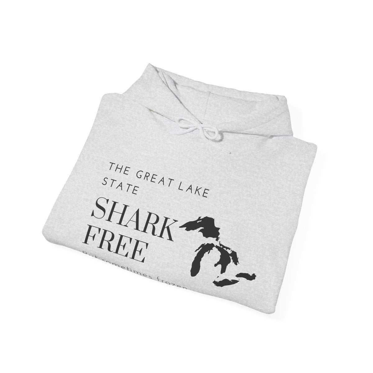 Michigan - The Great lake State Hooded Sweatshirt - Prints and Fins