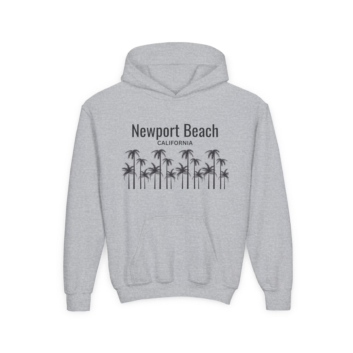 Newport Beach Youth Hooded Sweatshirt - Prints and Fins
