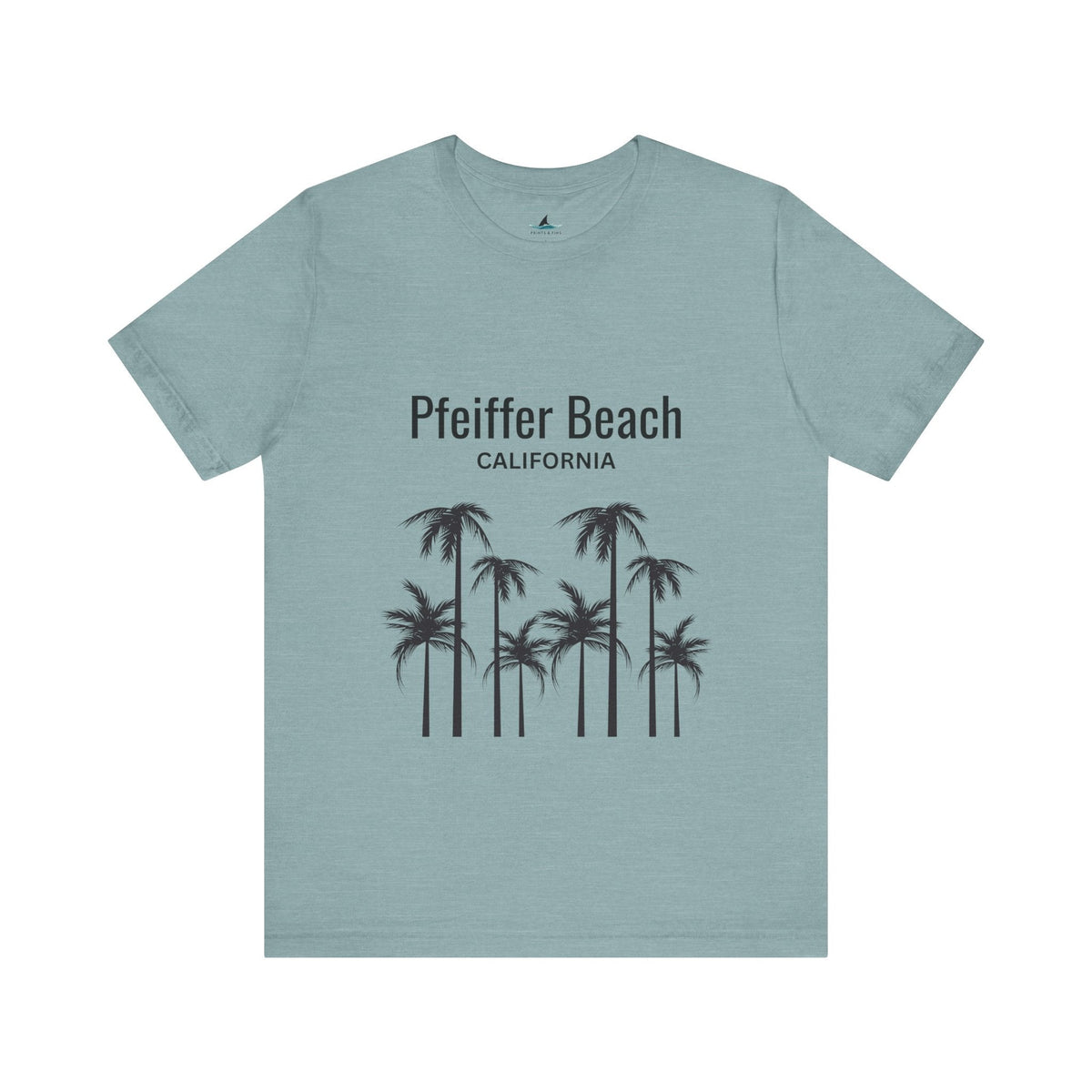 Pfeiffer Beach Jersey Short Sleeve Tee - Prints and Fins