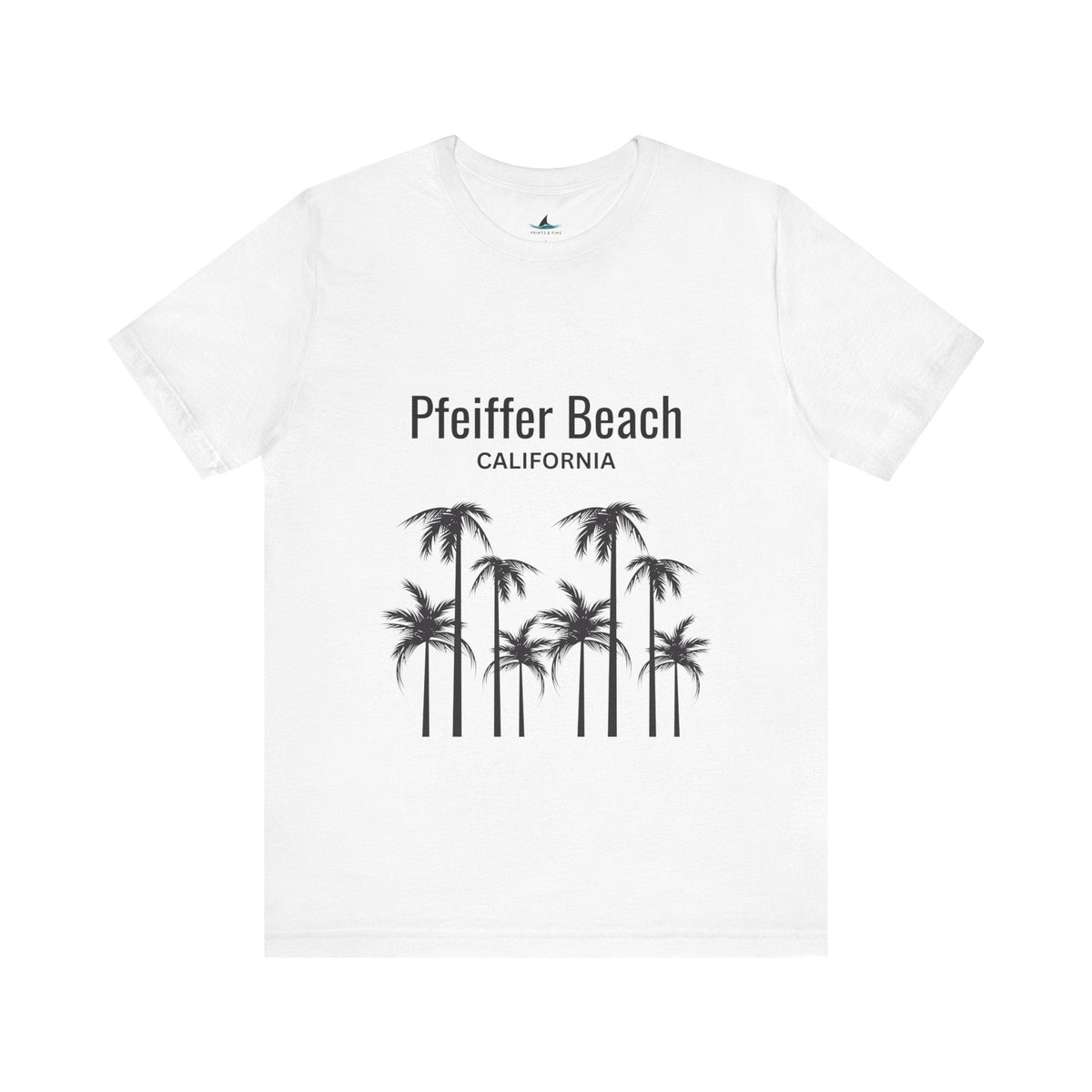 Pfeiffer Beach Jersey Short Sleeve Tee - Prints and Fins