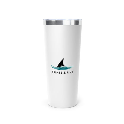 Prints & Fins Copper Vacuum Insulated Tumbler, 22oz - Prints and Fins
