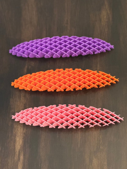 Shape - Shifting Fidget Worm - Sensory Stress Reliever for Kids Adults Fun Handheld Anxiety Relief Tool - Prints and Fins