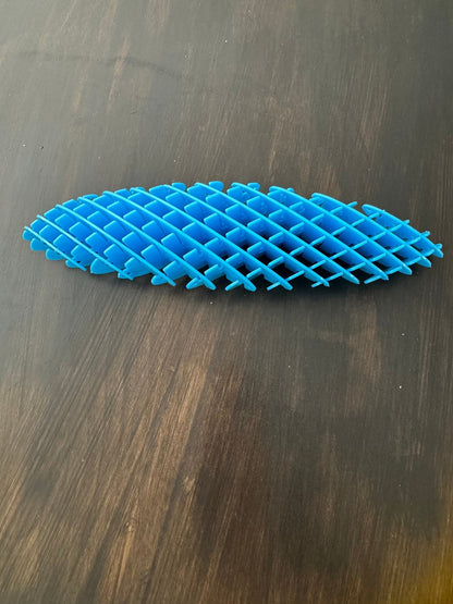 Shape - Shifting Fidget Worm - Sensory Stress Reliever for Kids Adults Fun Handheld Anxiety Relief Tool - Prints and Fins