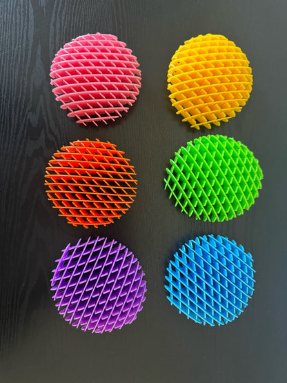 Shape - Shifting Fidget Worm - Sensory Stress Reliever for Kids Adults Fun Handheld Anxiety Relief Tool - Prints and Fins