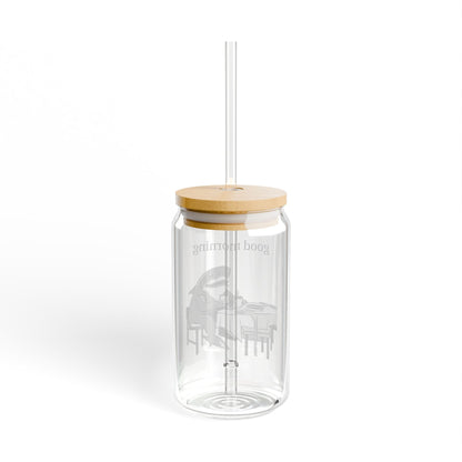 Shark Sipper Glass, 16oz - Prints and Fins