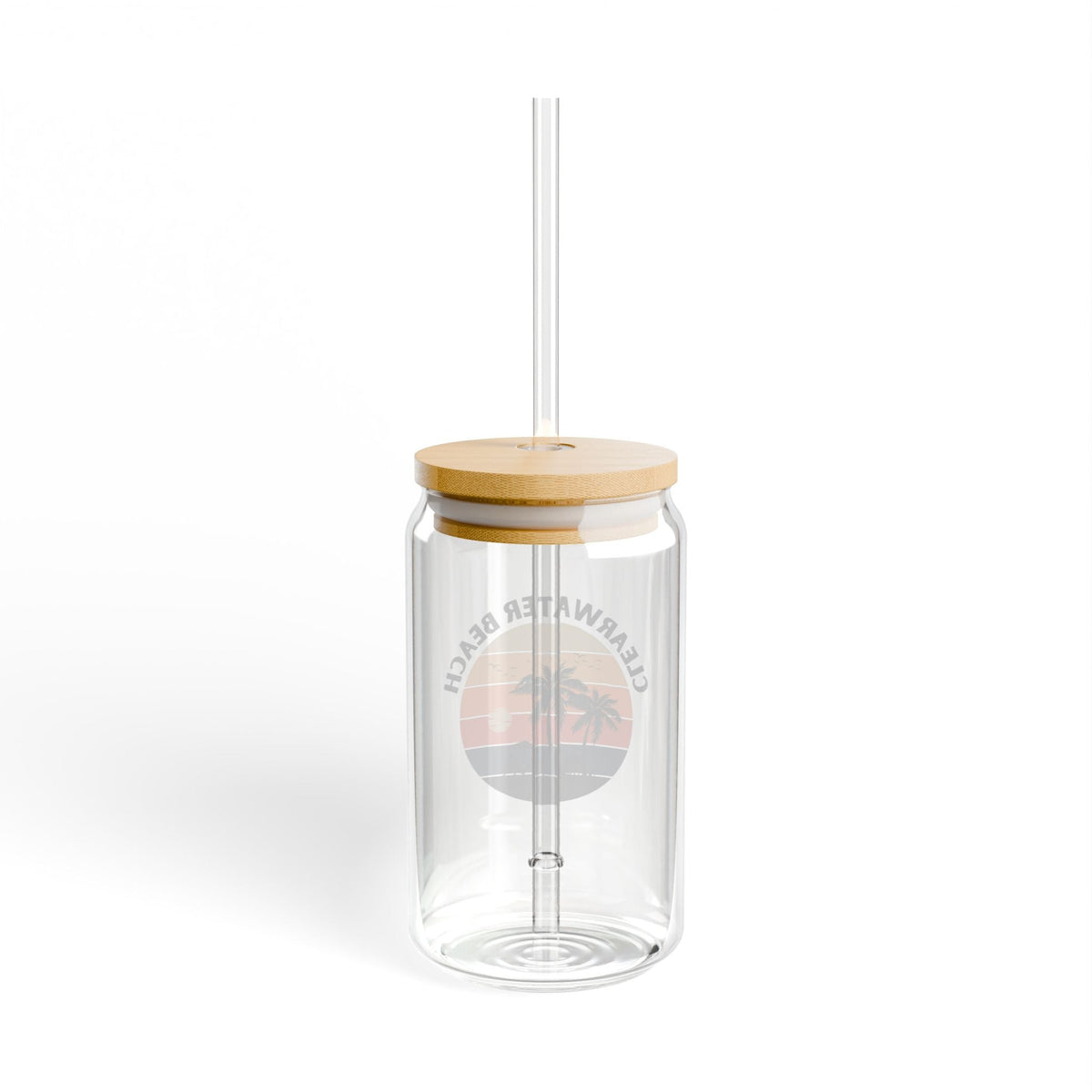 Sipper Glass, 16oz - Prints and Fins
