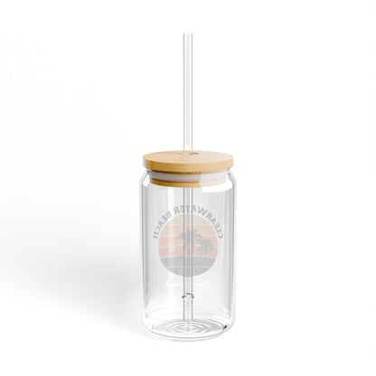 Sipper Glass, 16oz - Prints and Fins