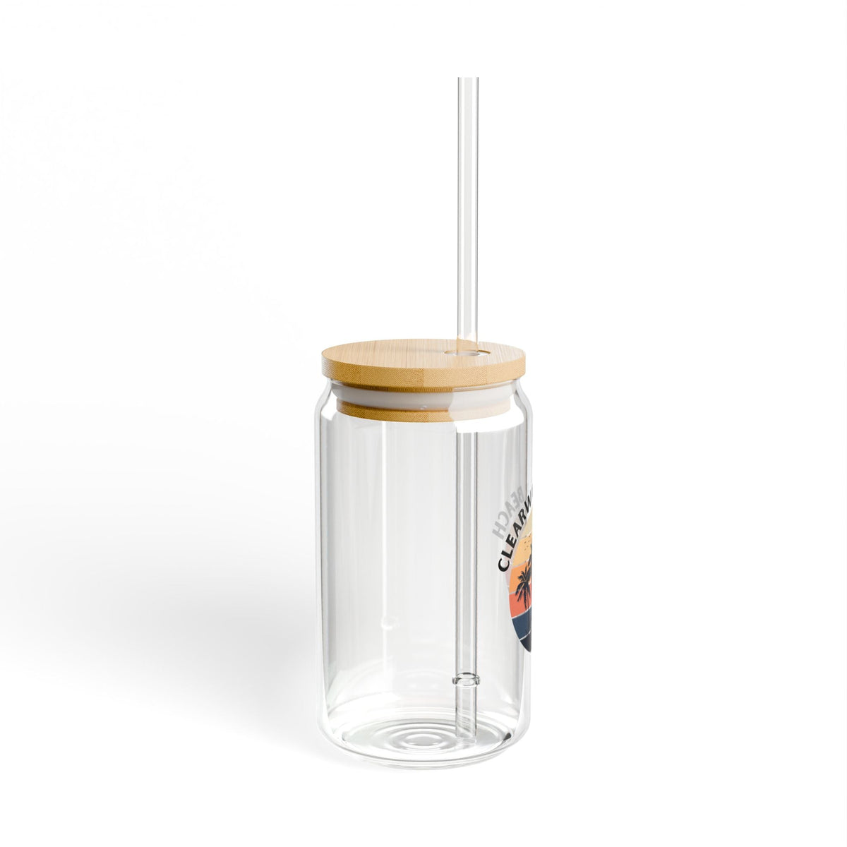 Sipper Glass, 16oz - Prints and Fins