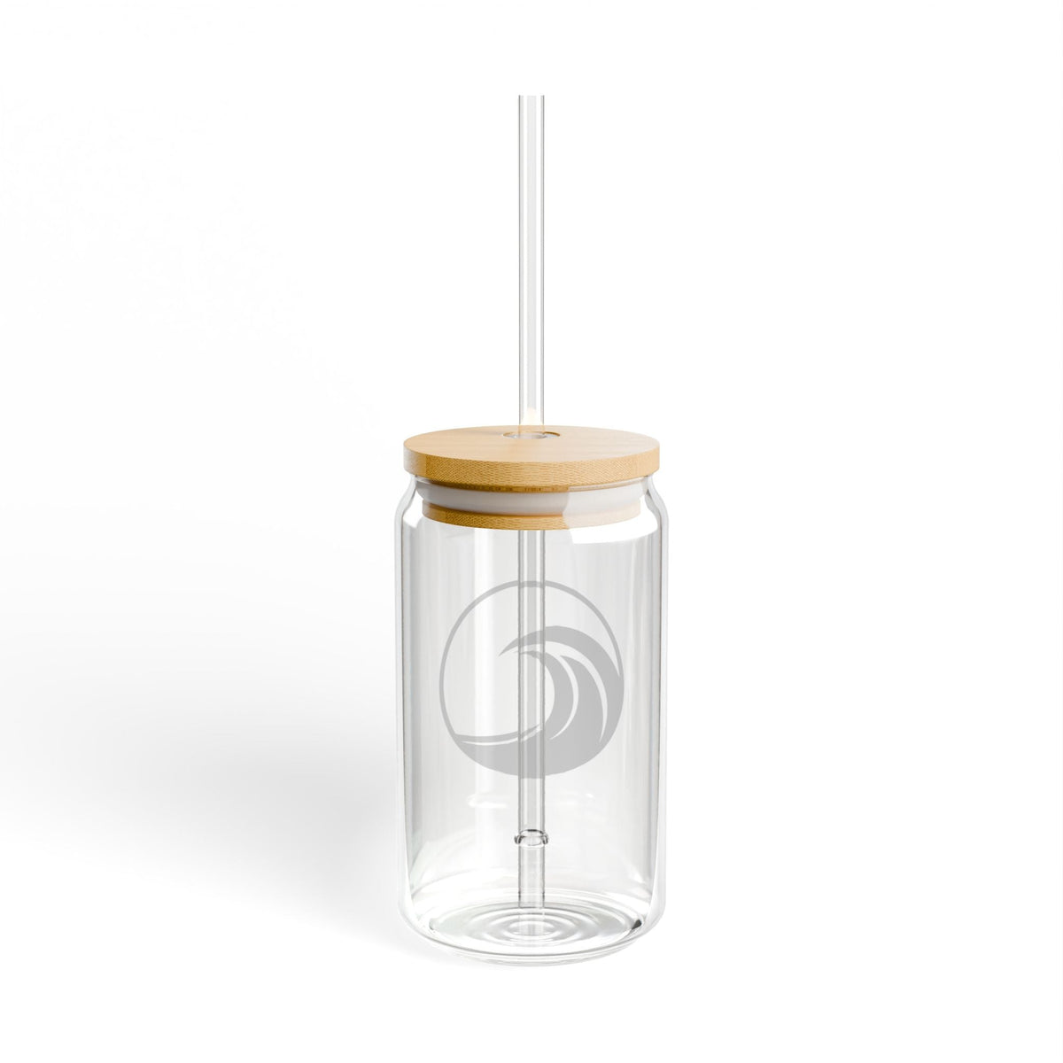 Wave Sipper Glass, 16oz - Prints and Fins
